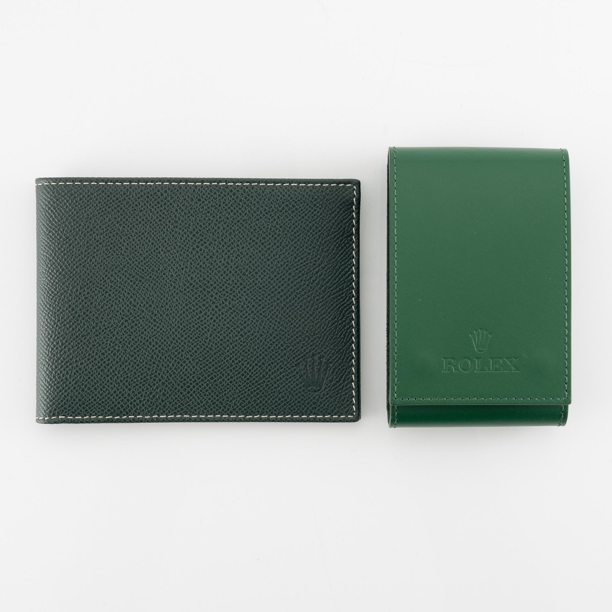 Wallet & service case, Rolex, "No Reserve".