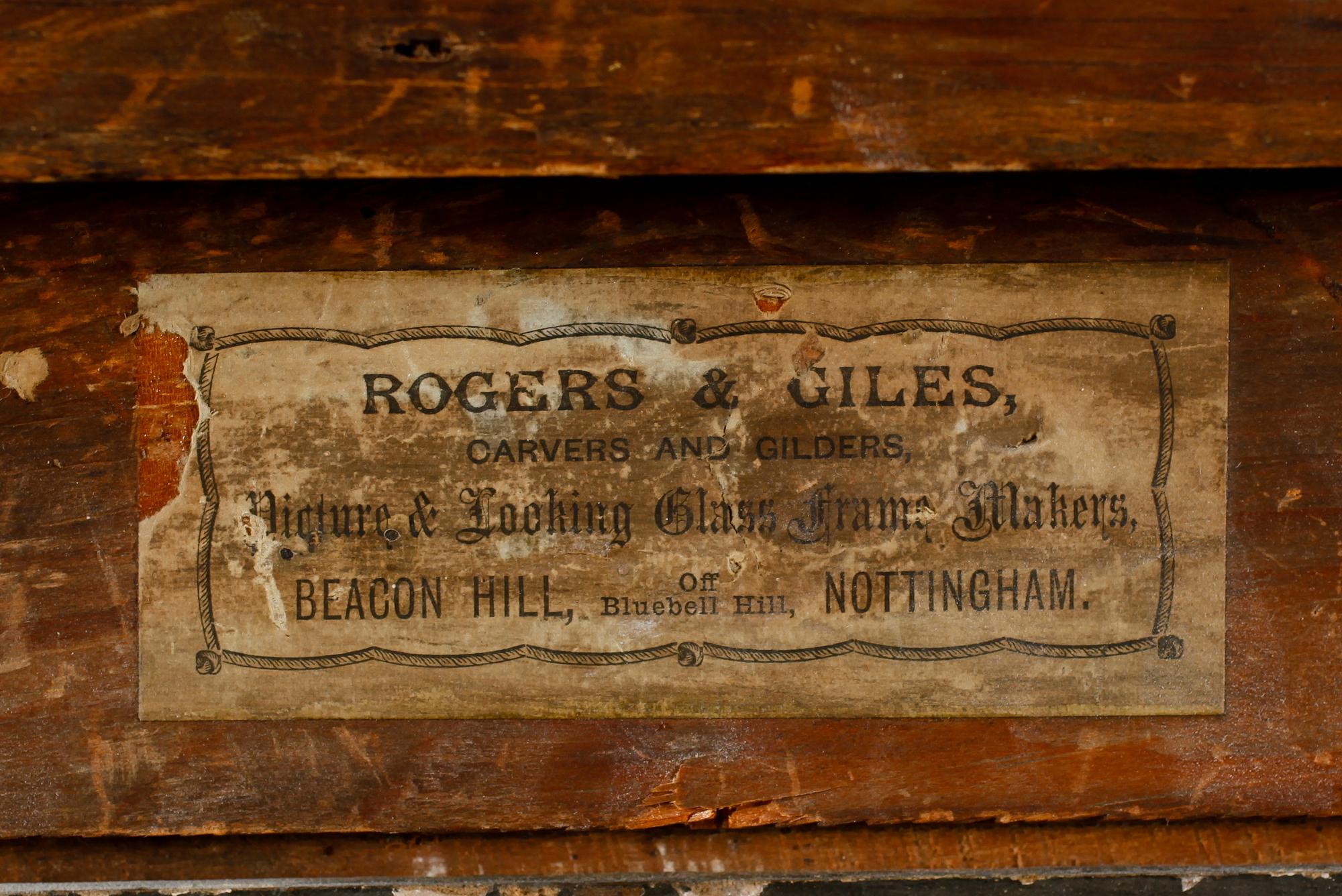 OKÄND KONSTNÄR, olja på pannå, England, 1800-tal.