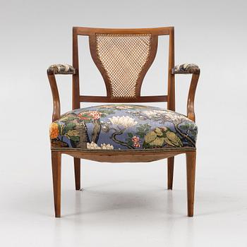 Josef Frank, a model 969 armchair, Firma Svenskt Tenn, Sweden.