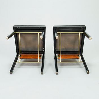 Pierre Cardin, A set of eight chairs marked Pierre Cardin, France. 1980s.