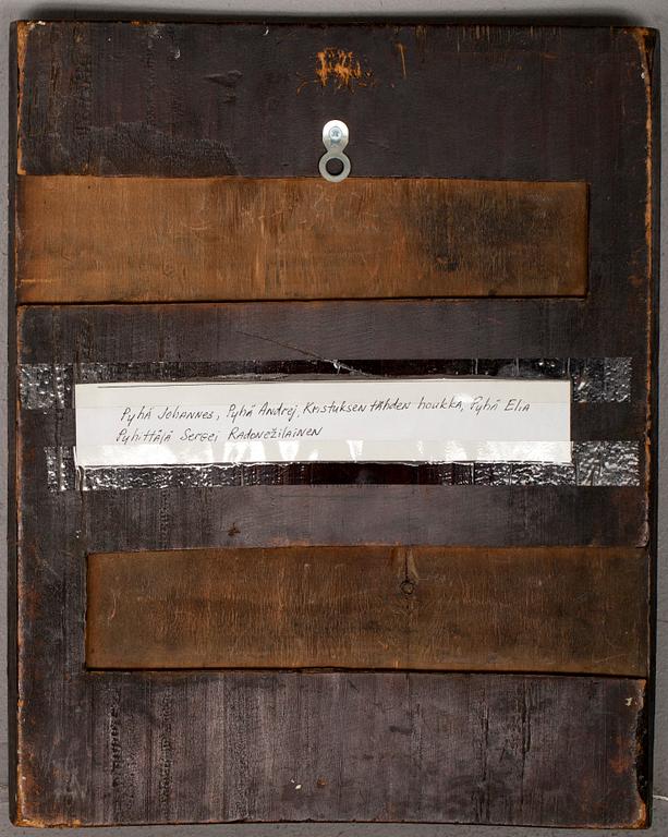 IKONI, munatempera sekä kultauksia, Venäjä 1800-luvun loppu.