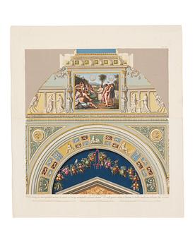 Giovanni Ottaviani, Four scenes from cloister vaults in the Raphael Loggias in the Vatican.