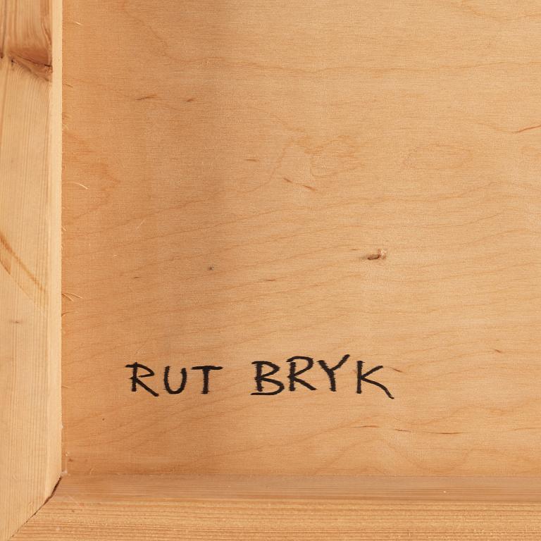 Rut Bryk, a stoneware wall relief, Arabia, Finland 1970's.