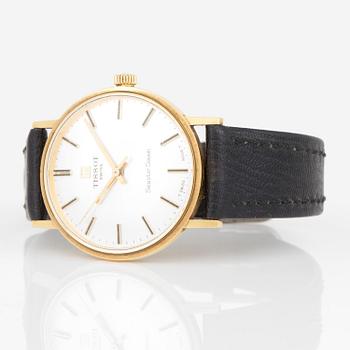 ARMBANDSUR, guld, Tissot, 'Seastar Seven', 1900-talets andra hälft.