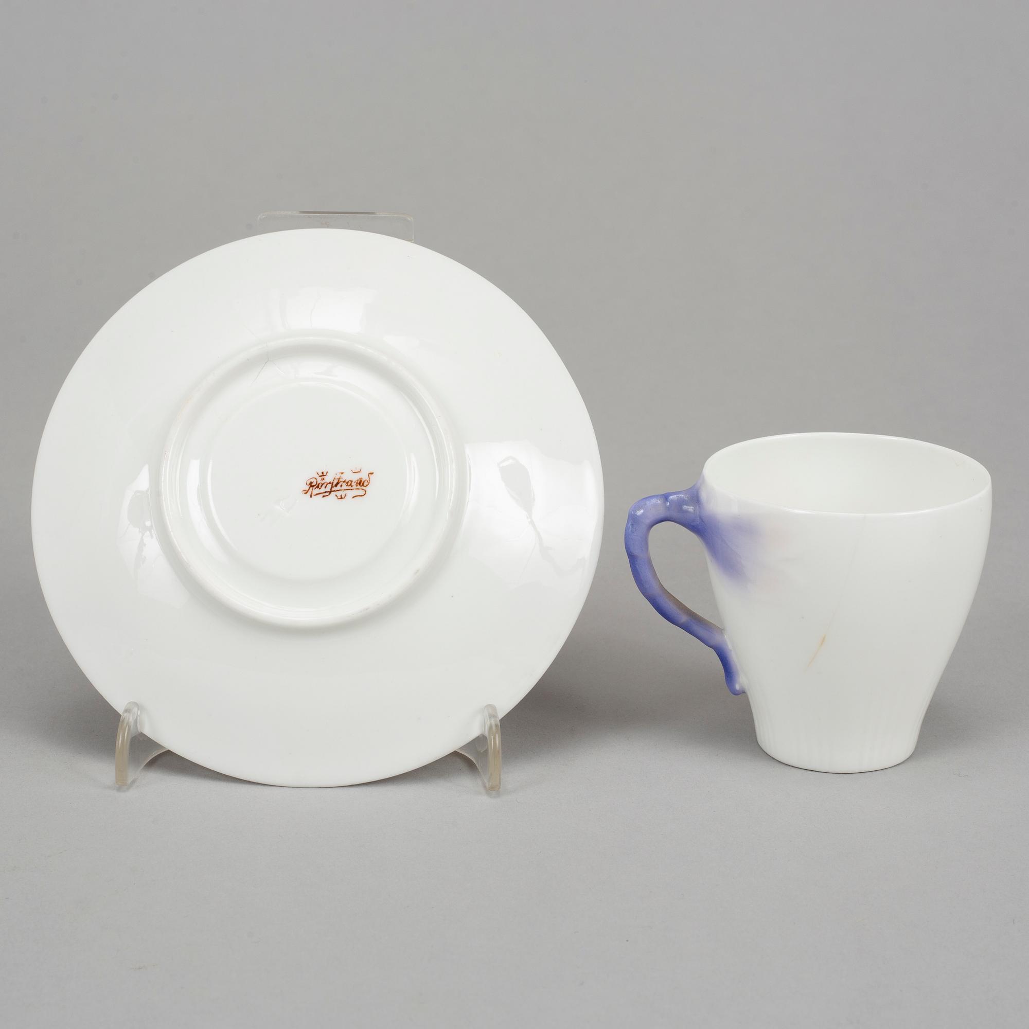 Alf Wallander, a 'Trollsländan' part service, nine pieces,  Rörstrand, Jugend.