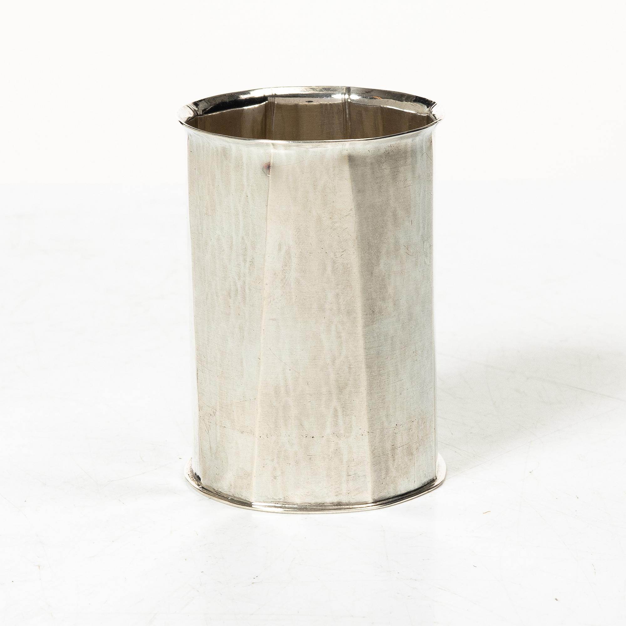 Bengt Liljedahl, a sterling silver vase, Sweden, 2006.