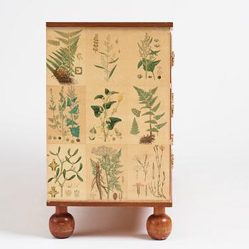 Josef Frank, a 'Flora' chest of drawers, Svenskt Tenn Sweden 1950s.