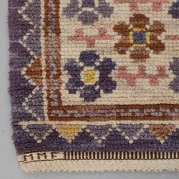 Märta Måås-Fjetterström, A CARPET, "Steninge", knotted pile, ca 307 x 207 cm, signed MMF.