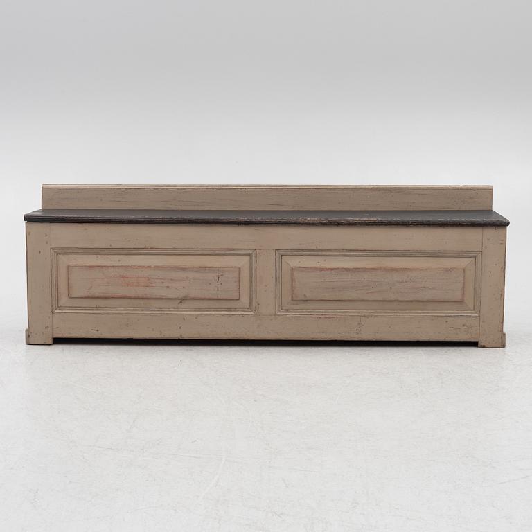 A bench, circa 1900.