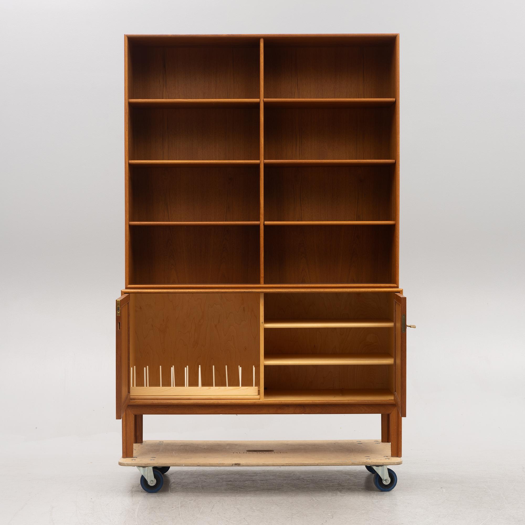 Alf Svensson, bookcase, Bjästa cabinetmaker's factory, 1960s.
