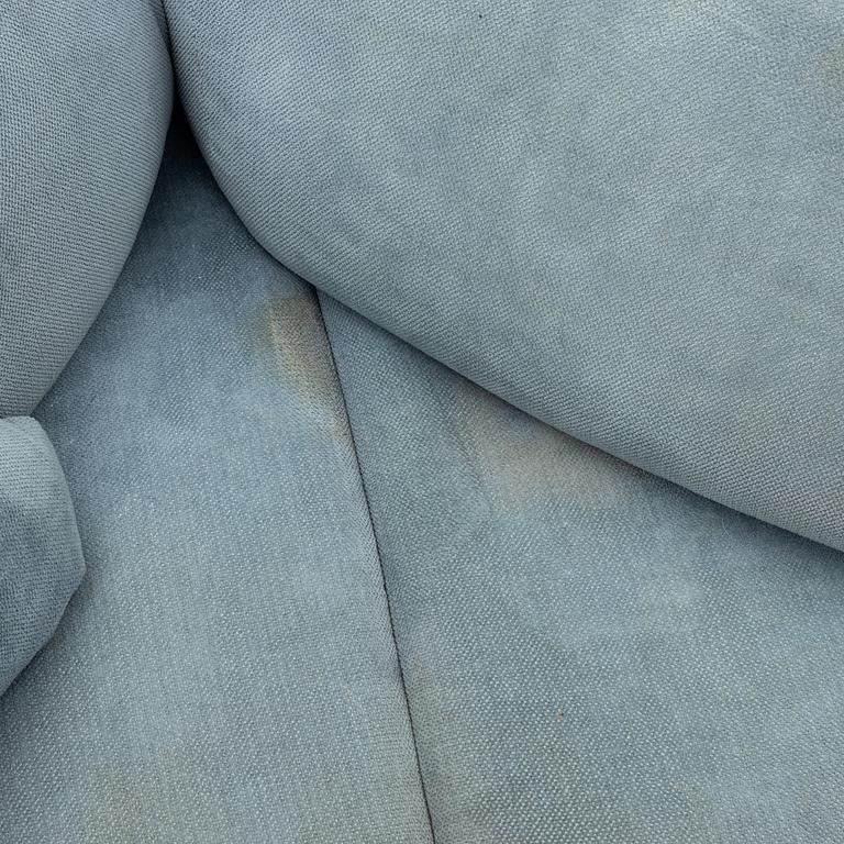 Hans Hopfer, a "Croissant" modular sofa model WK 510, Neue Wiener Werkstätte, 1980s.