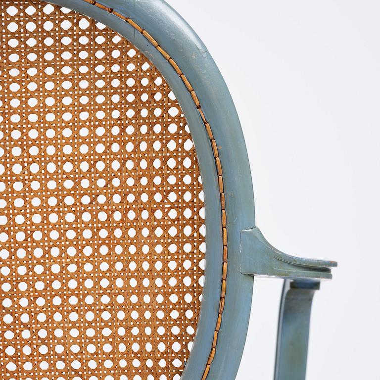 Carl Malmsten, a pair of Swedish Grace chairs, cabinetmaker Albin Johansson, Stockholm, for Villa Kvikkjokk, 1927.