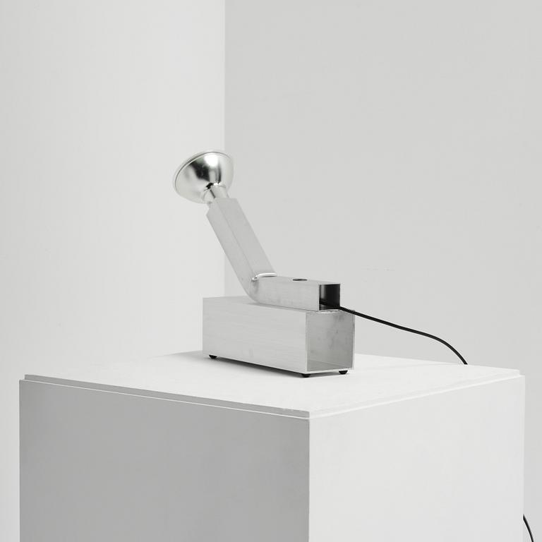 David Taylor, a unique table lamp, "Aluminium Table Lamp #3", Studio Mellösaverken, Sweden, 2025.