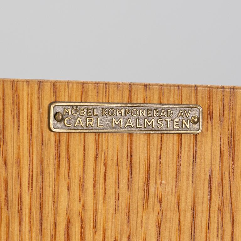 Carl Malmsten, an 'October' oak cabinet, second part of the 20th Century.