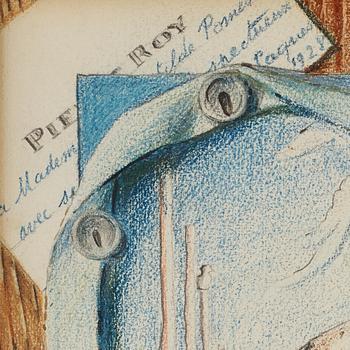 PIERRE ROY, chalk drawing, signed and dated 1928.