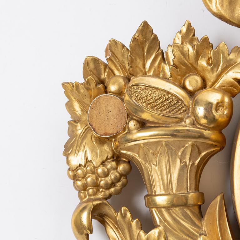 Wall clock, late Empire, Bengt Bahrman, 1829-1836.