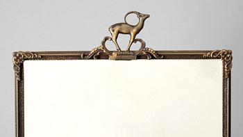 SPEGEL, metall, 1920-tal.