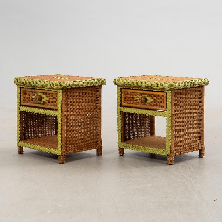 Sängbord, ett par, troligen Frankrike, sent 1900-tal.