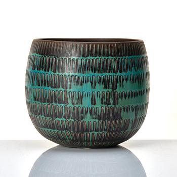 Stig Lindberg, a stoneware bowl, Gustavsberg studio, Sweden 1958-59.