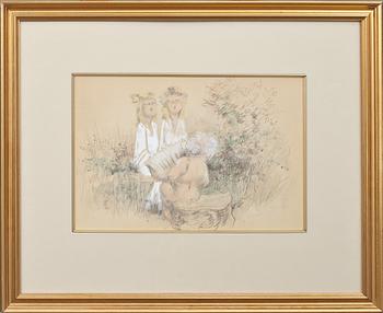 ROBERT HÖGFELDT, blandteknik, sign.