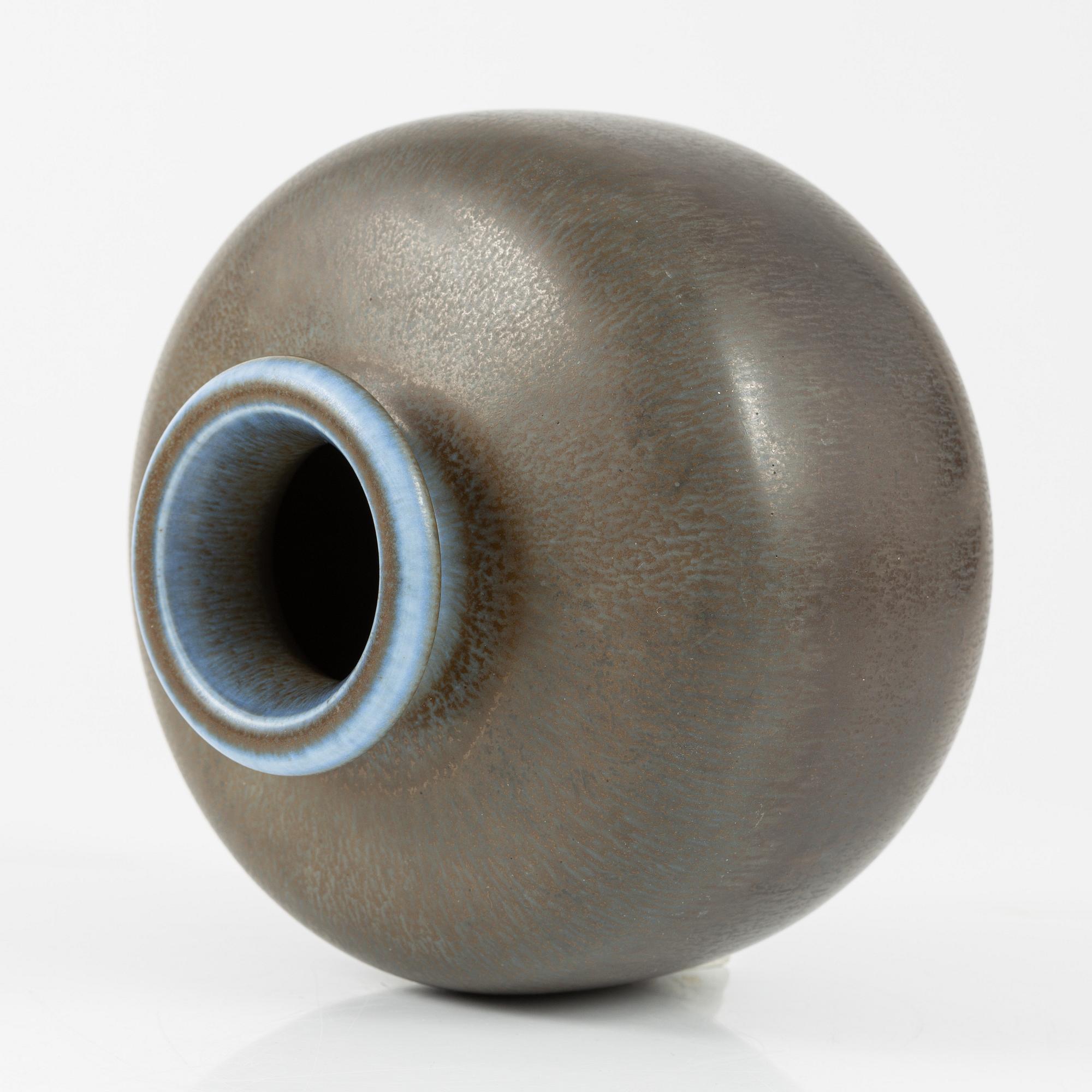 Berndt Friberg, vas, stengods, Gustavsbergs studio, 1961.