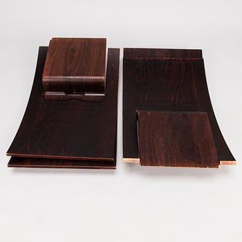 JENS NIELSEN, STOLAR, 3 st, "Lounge chair Laminex", Westnofa. Modellen formgiven 1966.