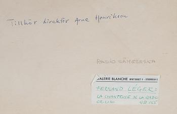 Fernand Léger, efter, färglitografi, signerad i trycket 67/180.