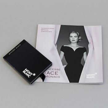 PENNA, Mont Blanc. Grace Kelly. Med droppformad rosa safir.