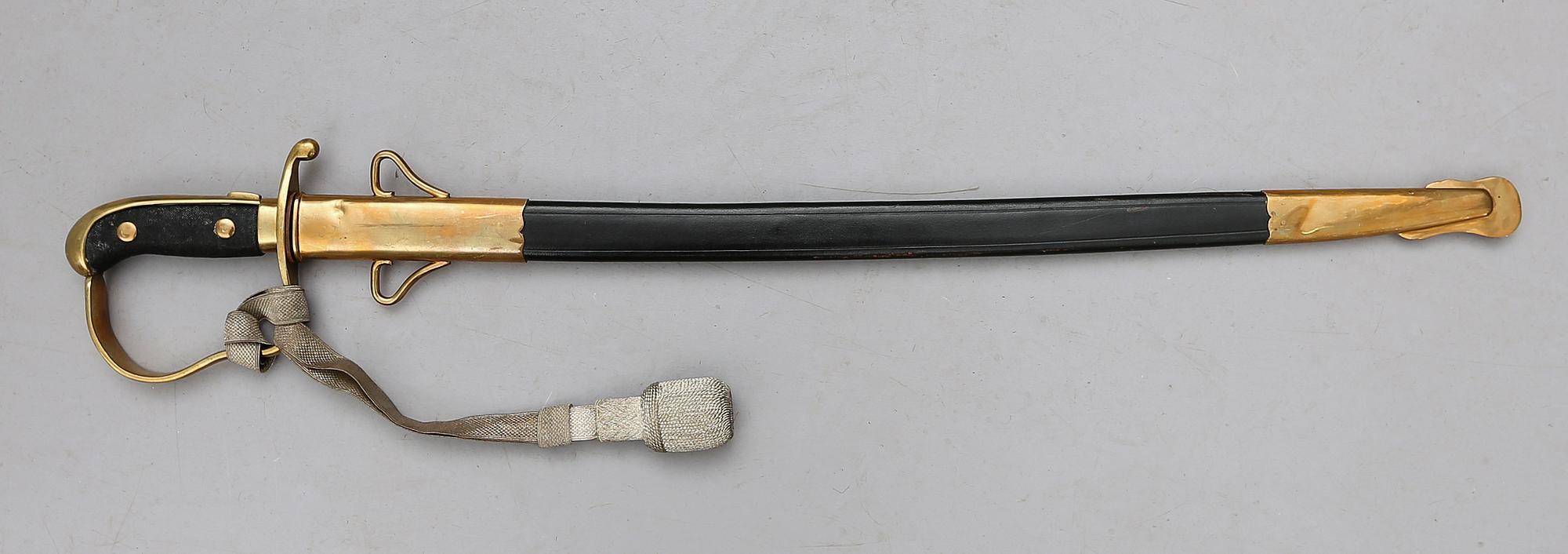 POLISSABEL, med portepé, omkring år 1900.