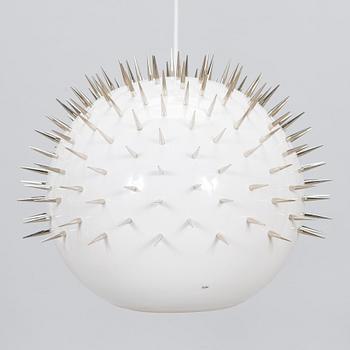 Sini Majuri, unique, pendant lamp, "Spike" signed Sini Majuri, Lapinlahti/Helsinki 2018.