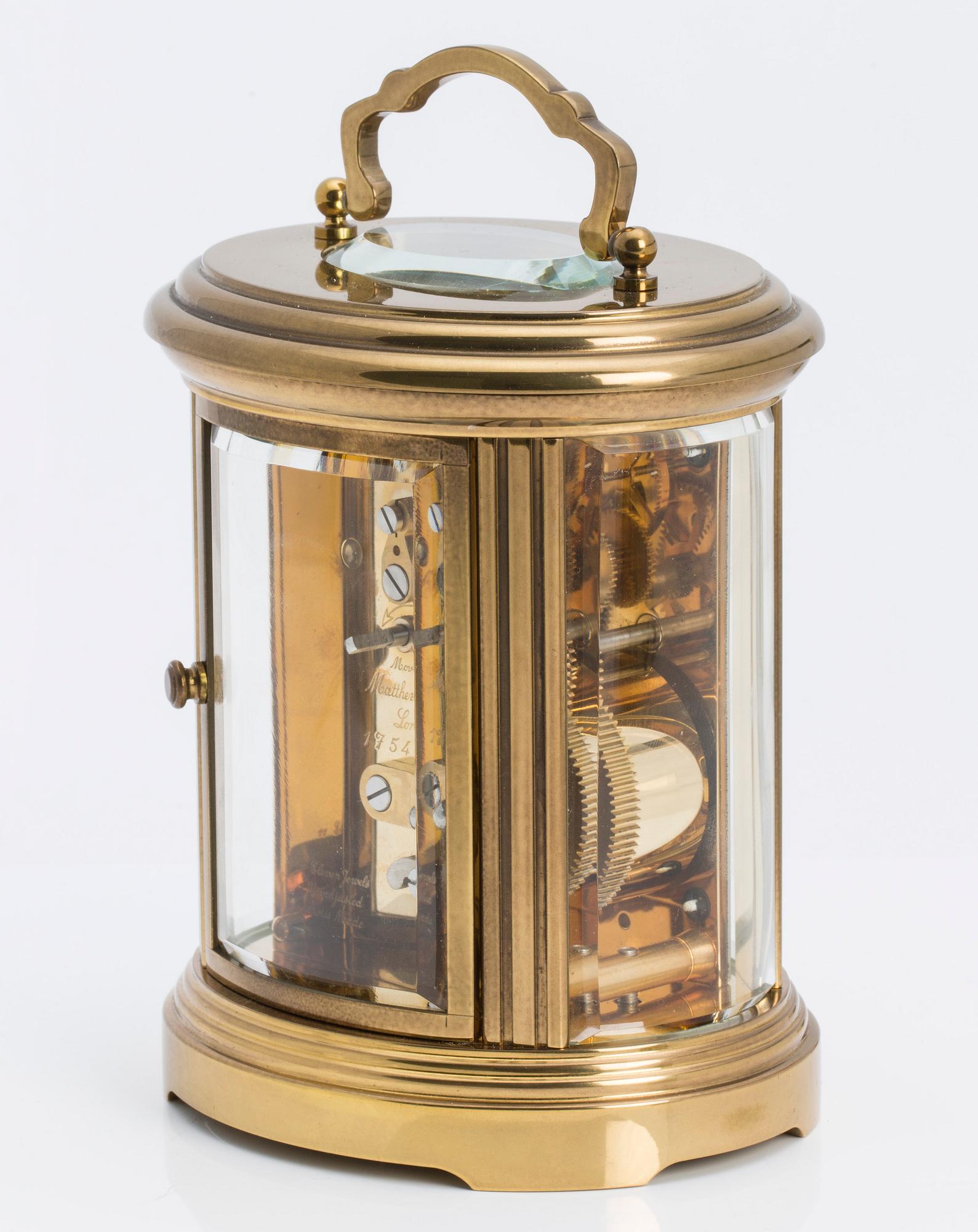 A TABLE CLOCK BY MATTHEW NORMAN LONDON.