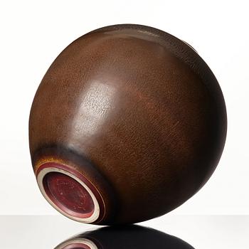 Berndt Friberg, a large stoneware urn, Gustavsberg studio, Sweden, 1968.