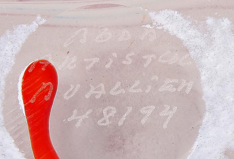 PARTI GLAS, 4 delar, Bertil Vallien Boda.