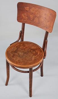 STOLAR, 4 st, Thonet, Mundus, Mellaneuropa, 1900-talets första hälft.