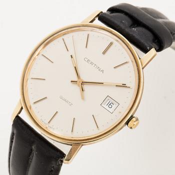 Certina, wristwatch, 33.5 mm.