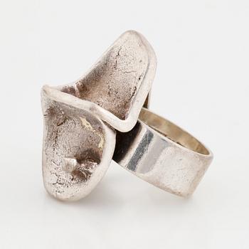 A Björn Weckström silver ring "Magmassa".