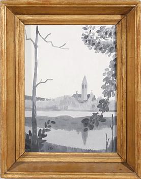 IVAN GRÜNEWALD, olja på duk. Monogramsign.