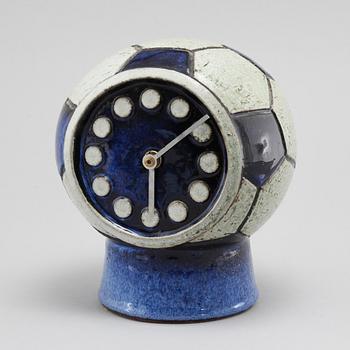 a stoneware table clock,Gustavsbergs studio.