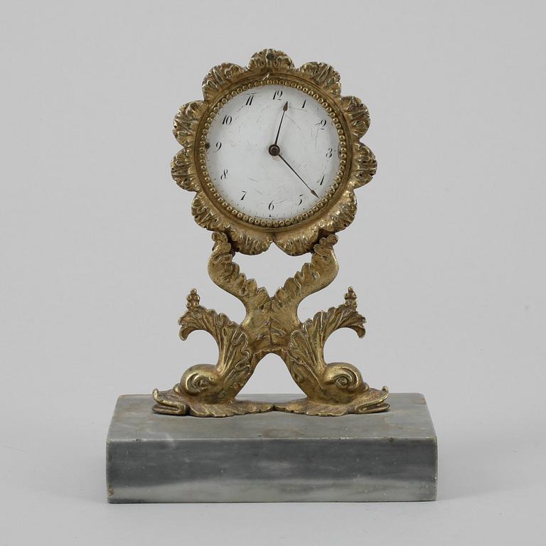 BORDSUR, mässing, troligen Breguet et Fils, Schweiz, 1800-talets andra hälft.