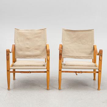 Kaare Klint, safaristolar, ett par, "Safari Chair", 1900-talets andra häft.