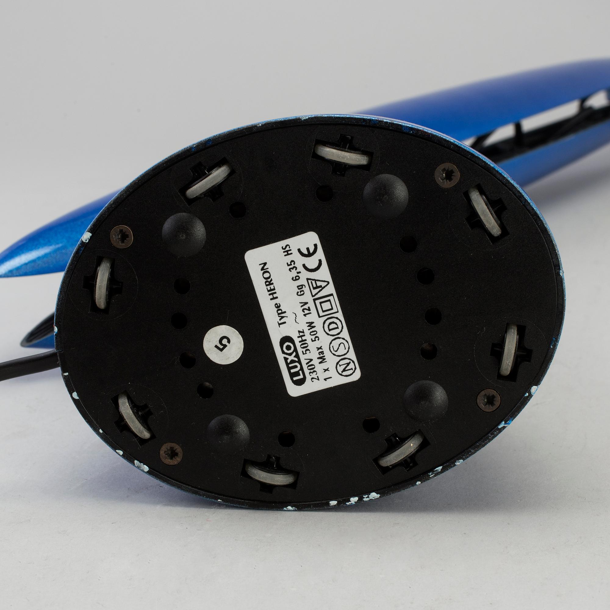 A late 20th century 'Heron' table lamp by Luxo.