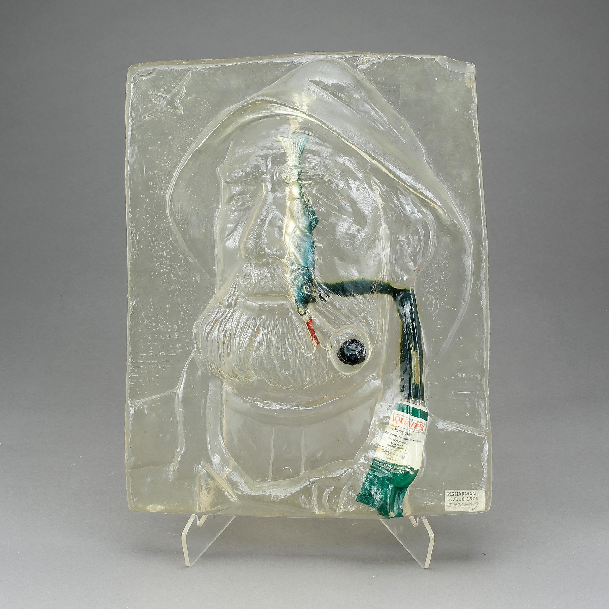 STURE JOHANNESSON, skulptur, konstmaterial, numrerad 53/100, daterad 1975.