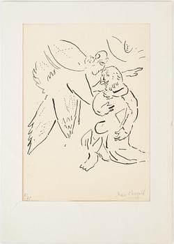 Marc Chagall, litografi, signerad och numrerad 6/75.