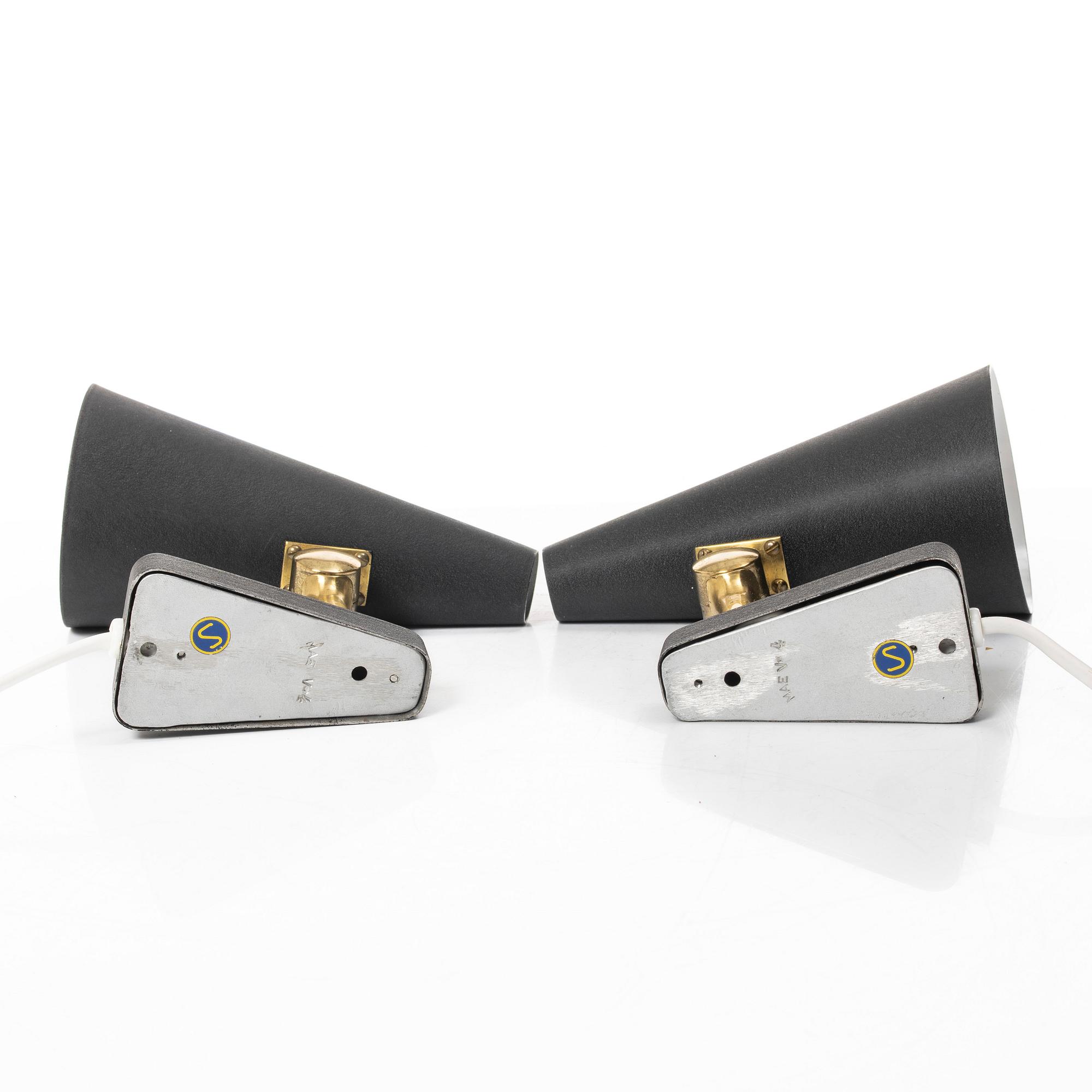 Table lamps, a pair, MAE, mid-20th century.