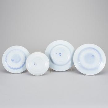 SERVIS, 41 delar, flintgods, "Liljeblå", Wilhelm Kåge, Gustavsberg, omkring 1920.