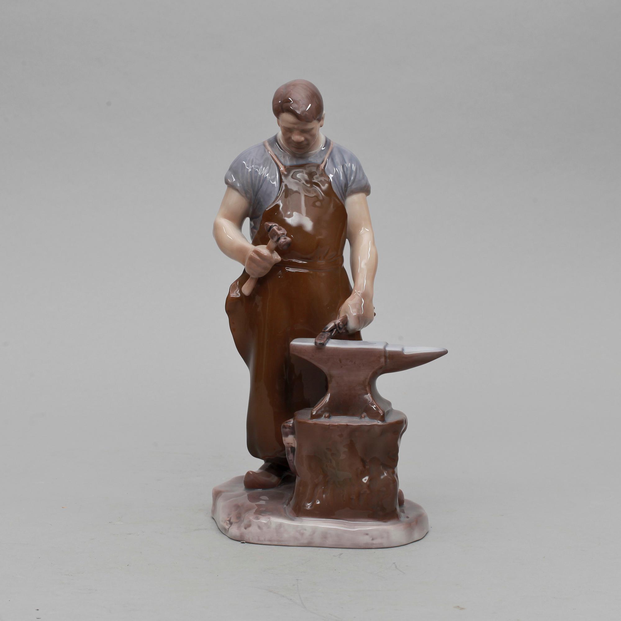 FIGURIN, porslin, Bing o Gröndahl, 1900-tal.