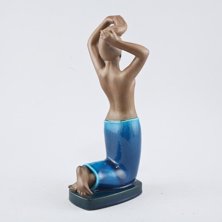 FIGURIN, stengods, Johannes Hedegaard, Royal Copenhagen, 1900-talets andra hälft.