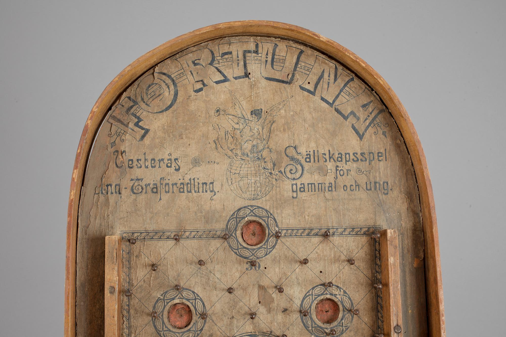 BRÄDSPEL "Fortuna sällskapsspel", Västerås, omkr år 1900.