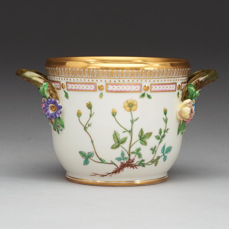 A Royal Copenhagen 'Flora Danica' wine cooler, Denmark, 20th Century.