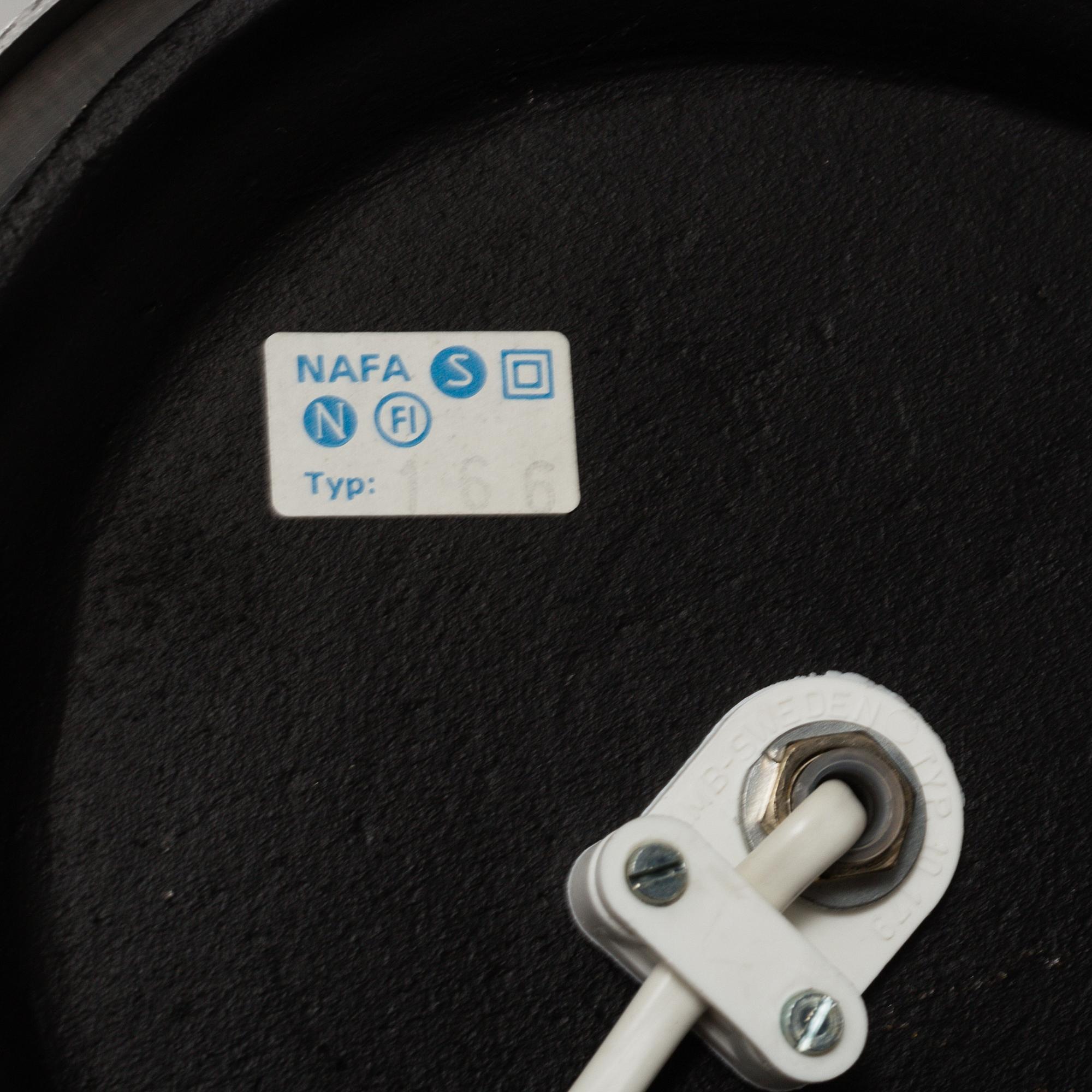 A pair of standard lights and a table light from NAFA.